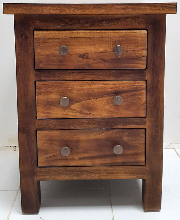 bed side teak table