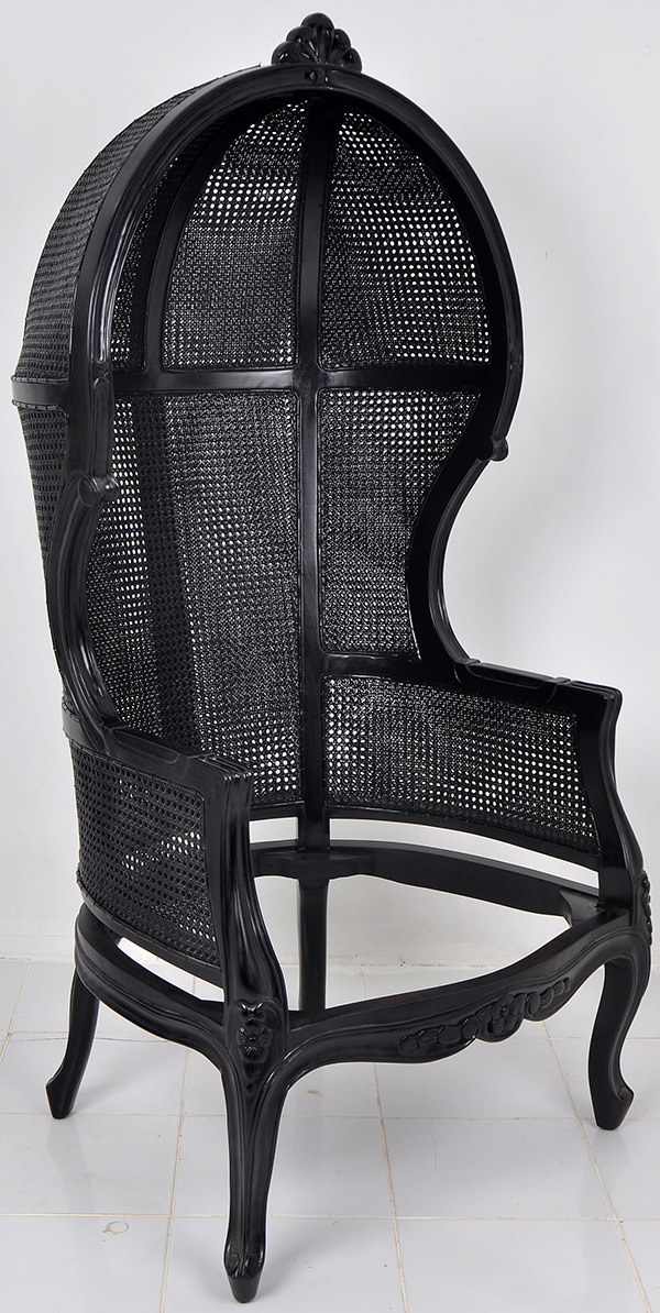 traditional handmade craft high back chair