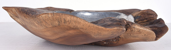 teak fruit bowl