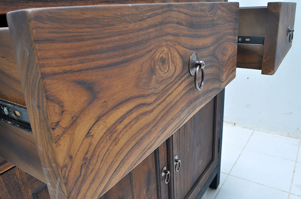 teak Yakisugi wood finishing