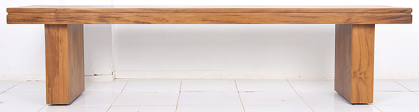 indoor wooden bench