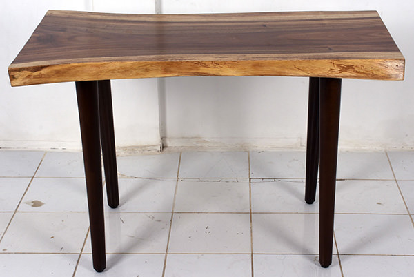 acacia console table top with natural edges