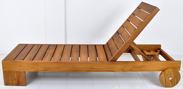 teak lounge garden chair