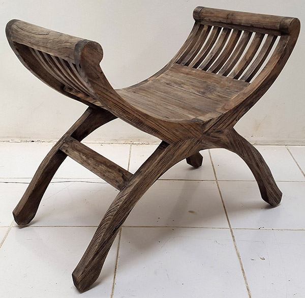 rustic traditional Chinese stool