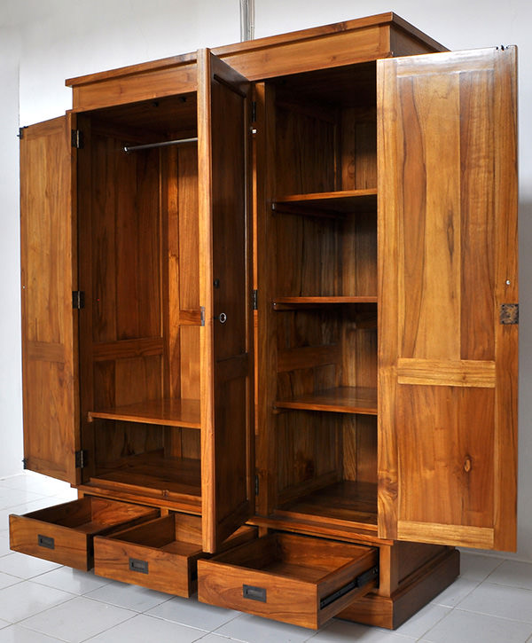 Teak wooden wardrobe