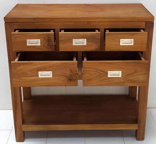 classic english teak cabinet