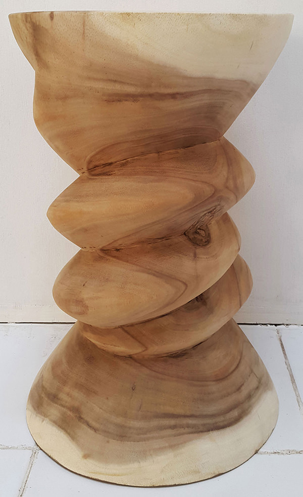 twisted suar stool