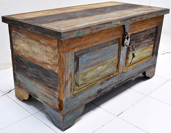 boat wood teak trunk