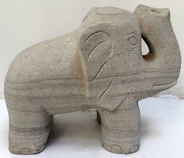 elephant stone sculpture