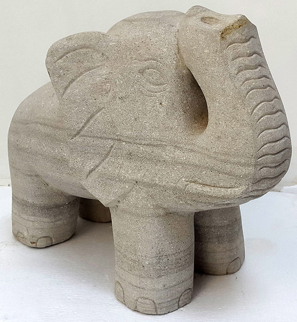 decorative elephant stone sculpture