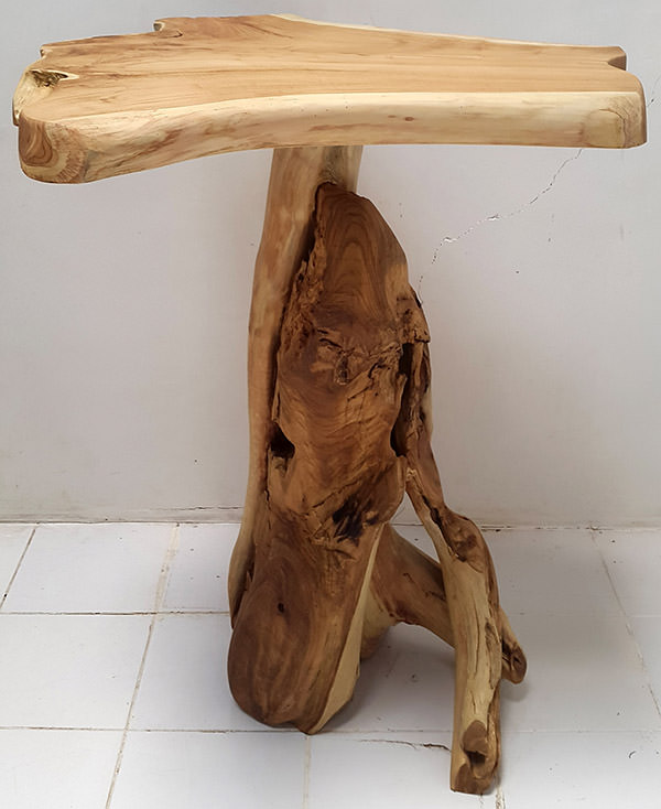 teak natural table