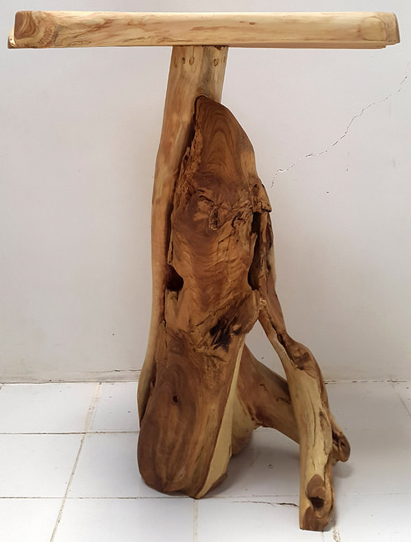 teak natural table leg