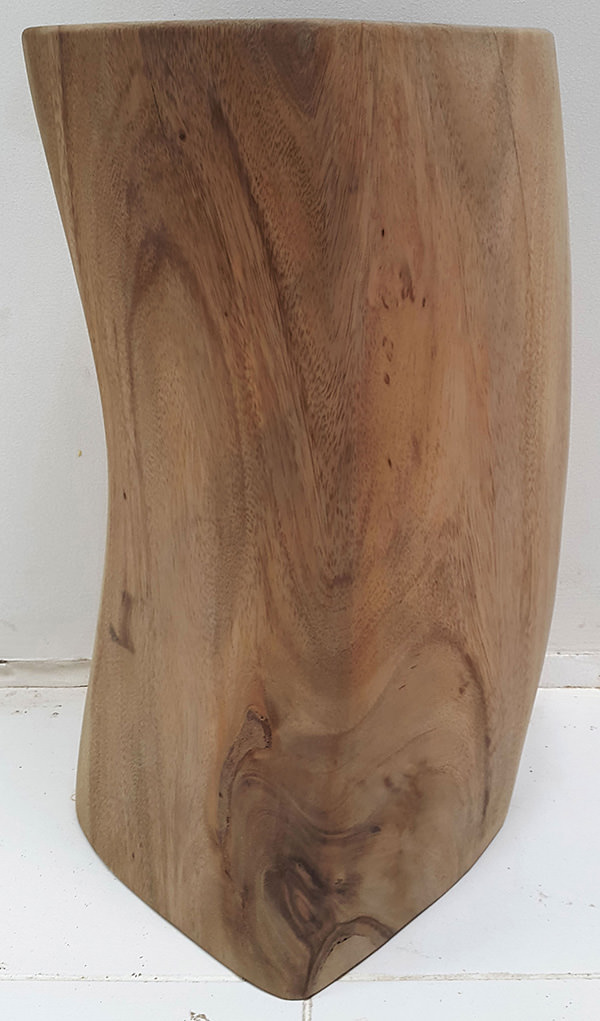 bended suar stool with natural finishing