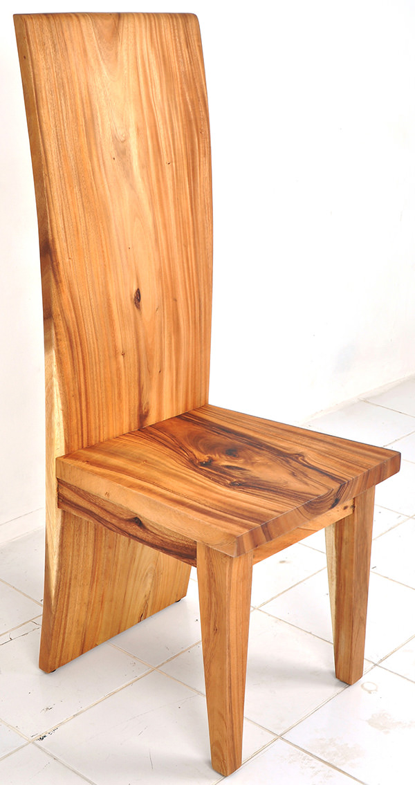 Suar wooden chair with no lamination