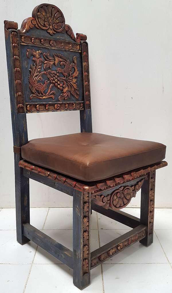 antique peruvian chair