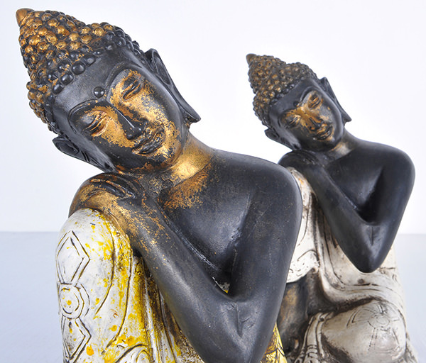 Sleeping Buddha sculptures