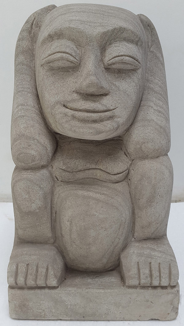 deaf man stone sculpture for decoration