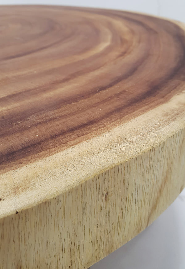 wooden round coffee table top