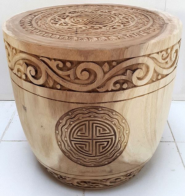 tribal carving