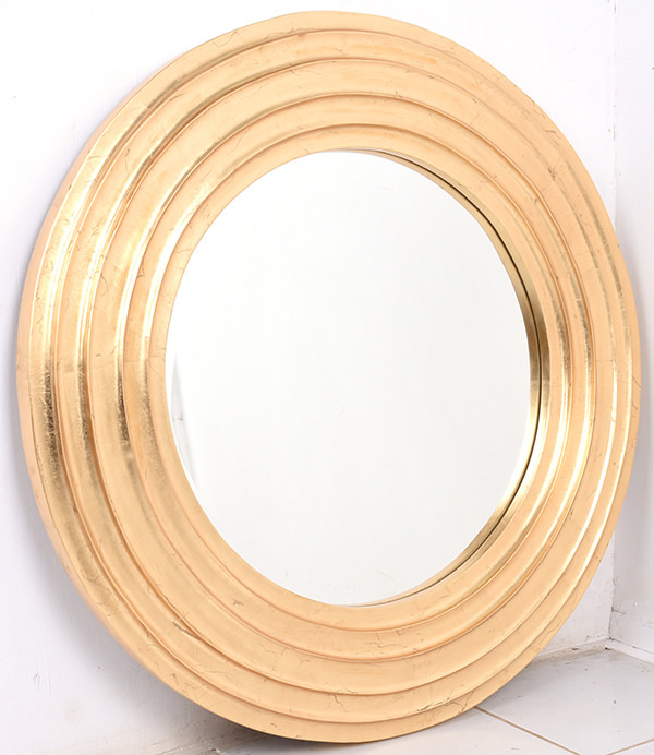 golden mahogany mirror