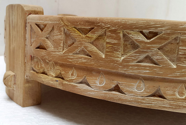 wooden carved tray