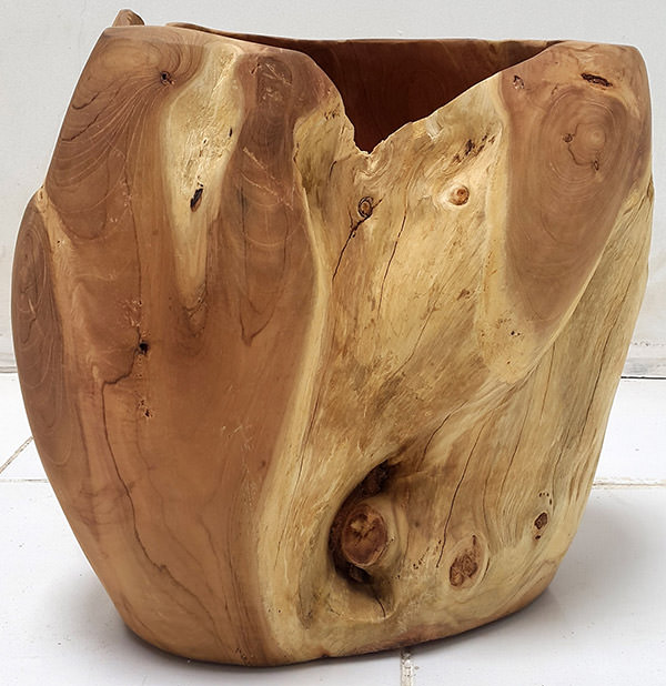 solid wood pot