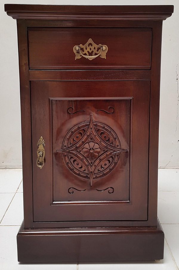 teak side table