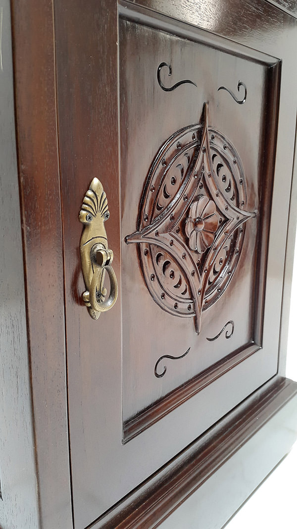 hand carved door