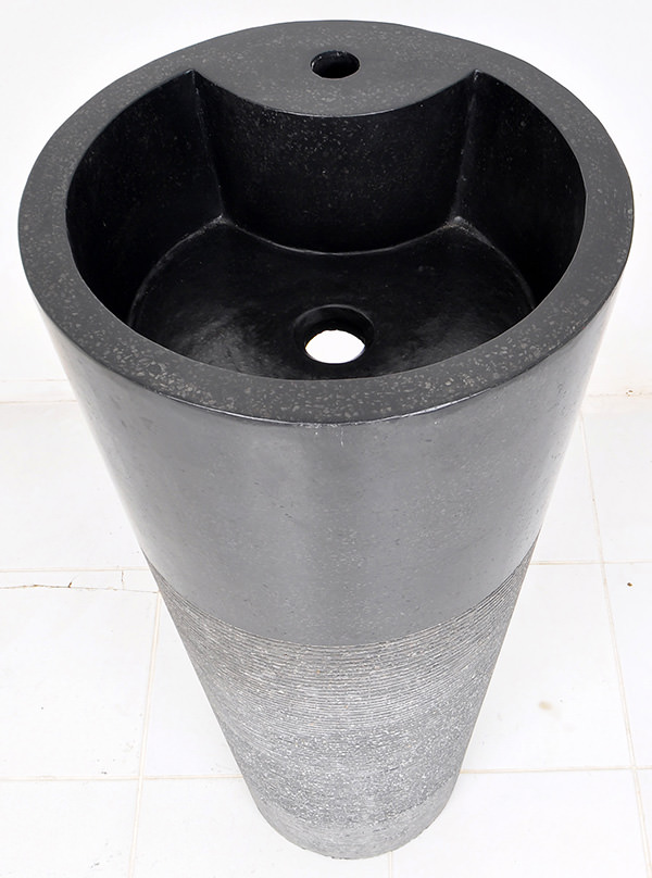 standing terrazzo basin