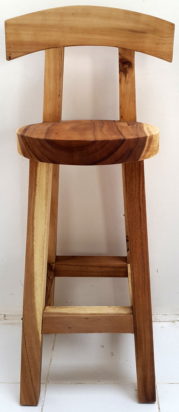 wooden bar chair