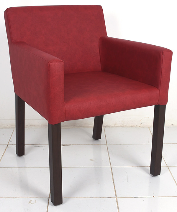 indoor dining chair with red copy leather
