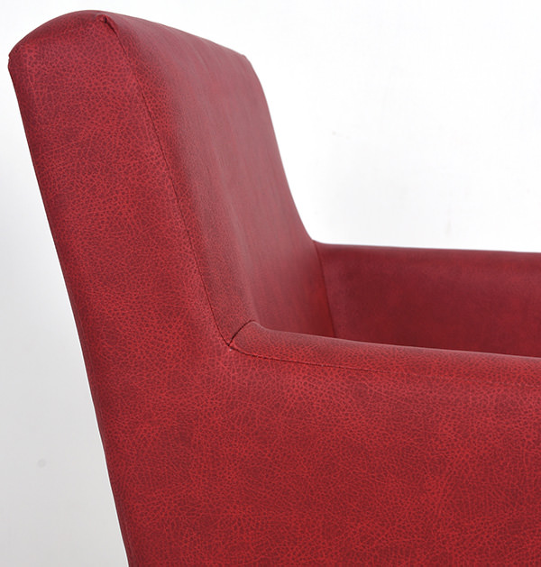 red copy leather backseat