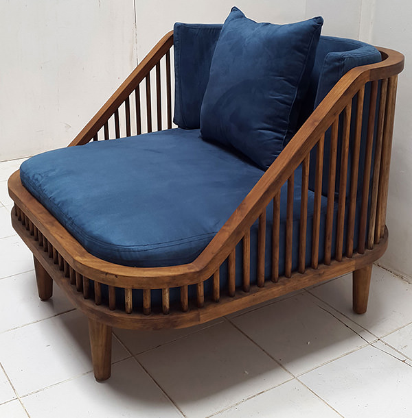 teak scandinavian lounge chair