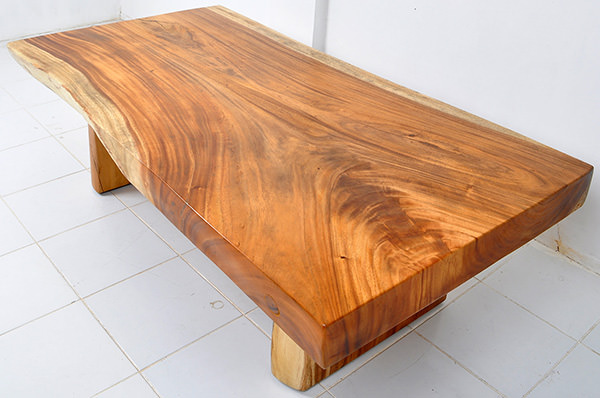 monkeypod rectangular coffee table