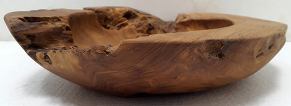 natural teak root plate