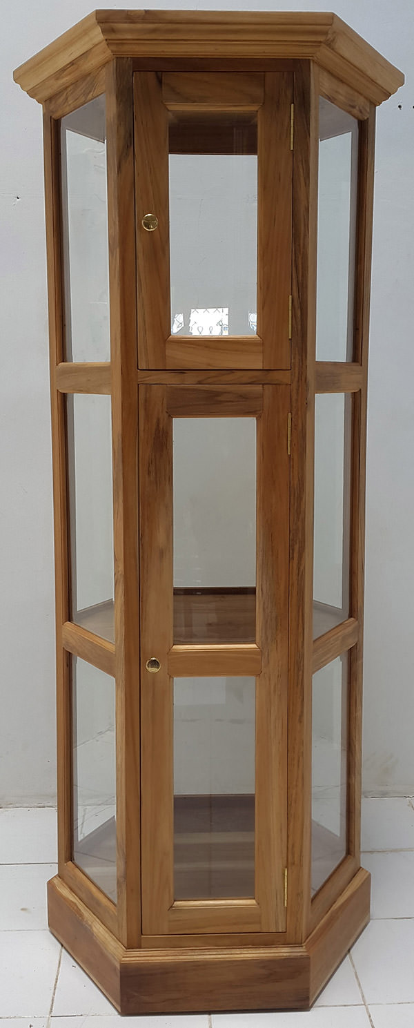 octagonal bookcase