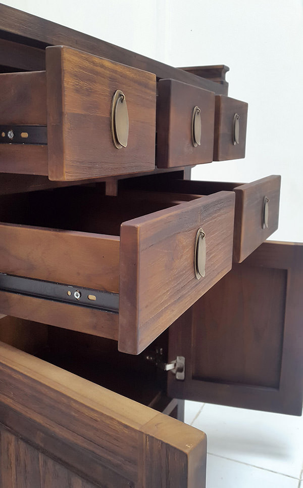 teak drawers