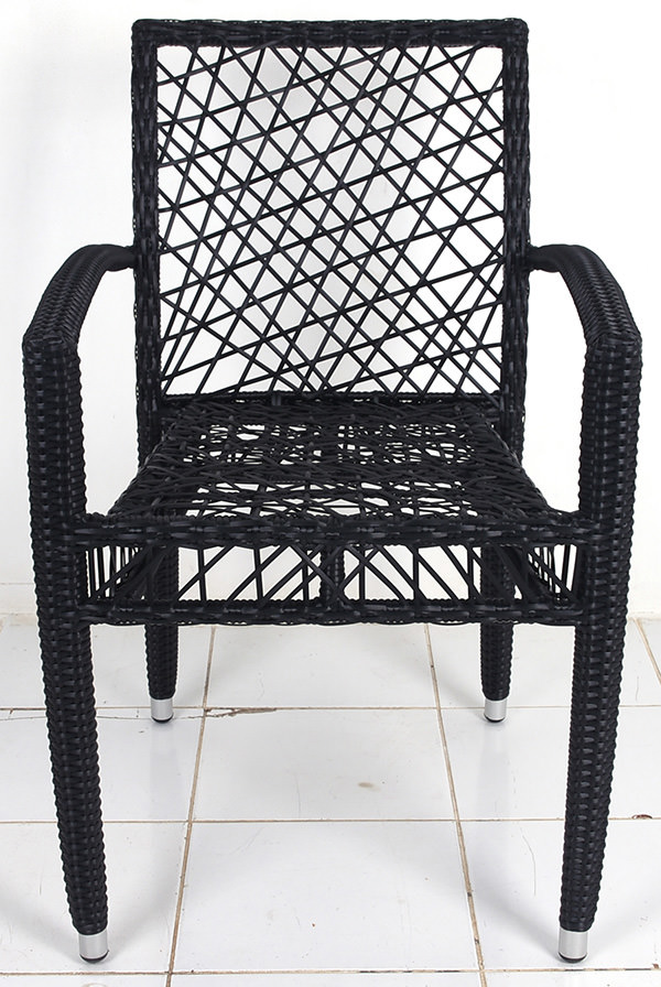 modern outdoor rattan chair