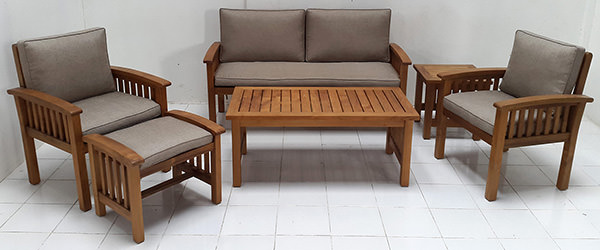 teak garden sofa set