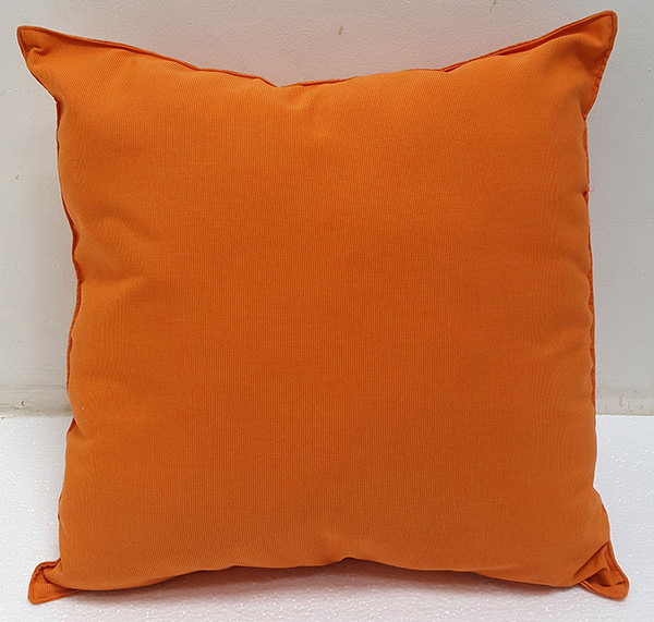 orange outdoor fabric pillow