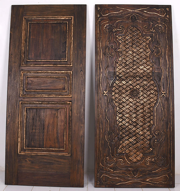 mahogany wood panel