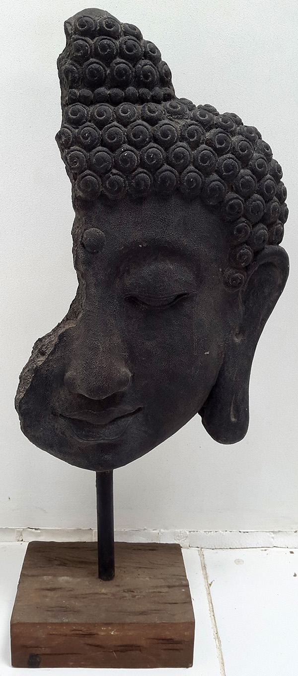 stone sculpture face