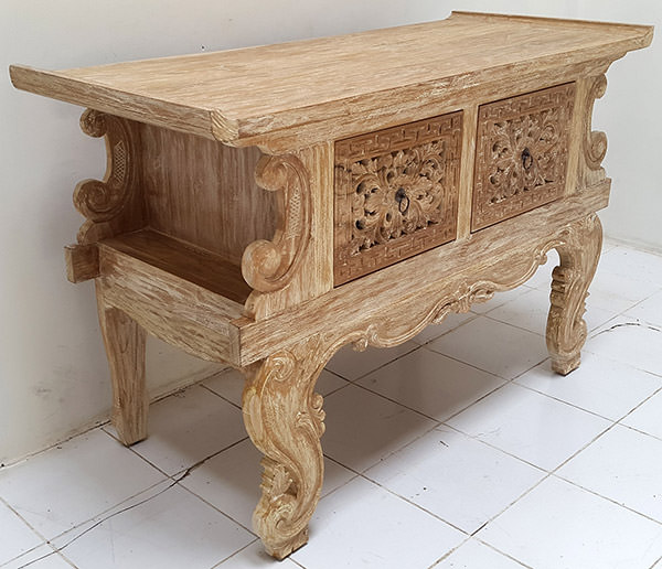 Chinese traditional carved console