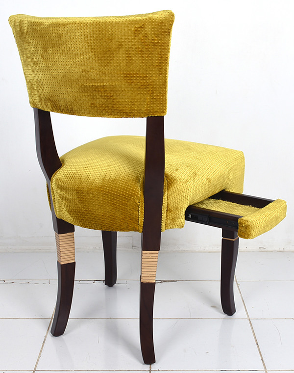 dining chair with drawer