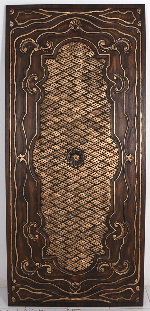 carved wall wooden panel