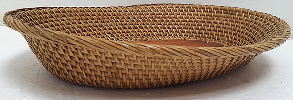 rattan fruit bowl