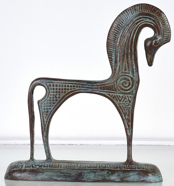 horse bronze figure