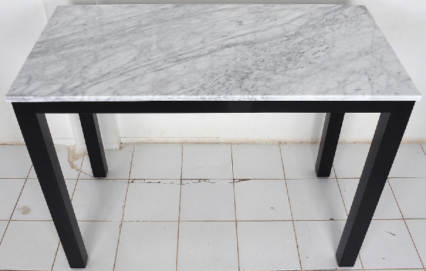 manufacturing of high bar table with marble top