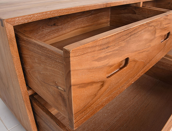 timber sideboard with natural color