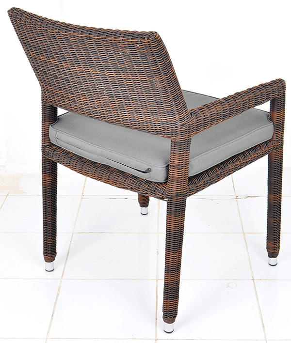 brown garden chair
